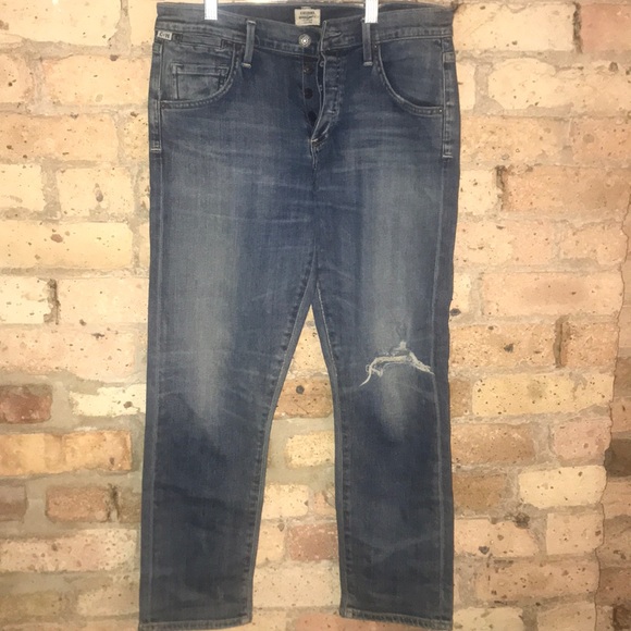 Citizens Of Humanity Denim - Citizens of humanity faded slim boyfriend jeans Citizens Of Humanity Denim - Citizens of humanity faded slim boyfriend jeans